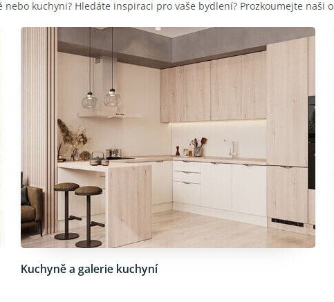 Kuchyně a galerie kuchyní