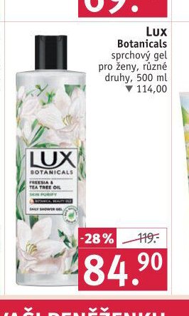 Lux Botanicals sprchový gel pro ženy, různé druhy, 500 ml