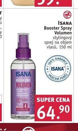 ISANA Booster Spray Volumen stylingový sprej na objem vlasů, 150 ml
