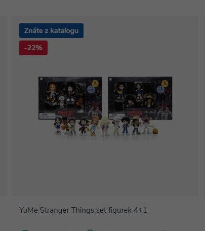 YuMe Stranger Things set figurek 4+1