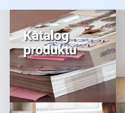 Katalog produktů