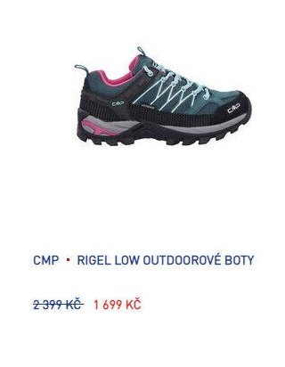 CMP RIGEL LOW OUTDOOROVÉ BOTY