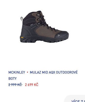 MCKINLEY MULAZ MID AQX OUTDOOROVÉ BOTY