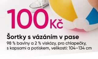 Šortky s vázáním v pase - PEPCO aktualniletaky.eu