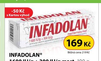 INFADOLAN 1600 IU/g + 300 IU/g mast, 100 g