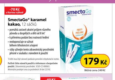 SmectaGo karamel kakao, 12 sáčků