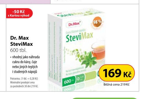 Dr. Max SteviMax 600 tbl.
