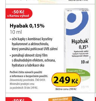 Hyabak 0,15% 10 ml
