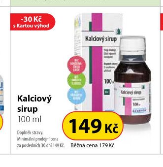 Kalciový sirup 100 ml