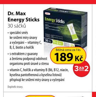 Dr. Max Energy Sticks
