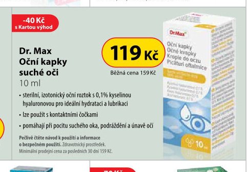 Dr. Max Oční kapky suché oči 10 ml