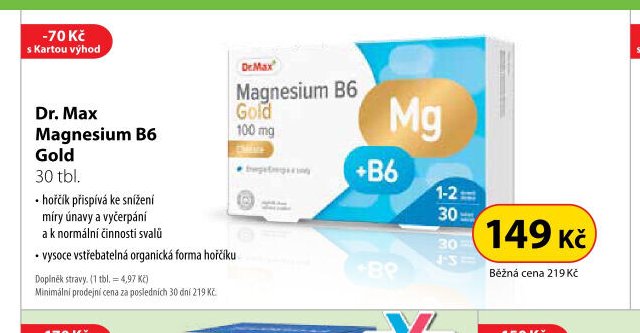 Dr. Max Magnesium B6 Gold 30 tbl.