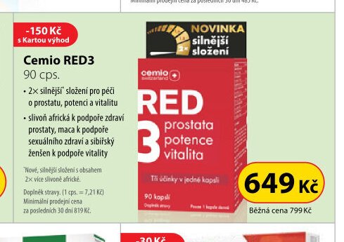 Cemio RED3 90 cps.