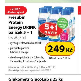 Fresubin Protein Energy DRINK balíček 5 + 1
