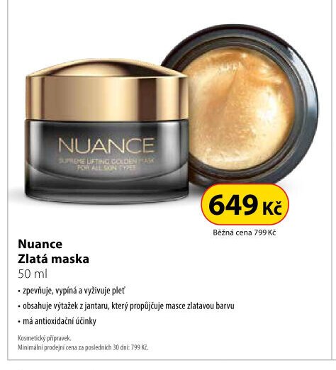 Nuance Zlatá maska