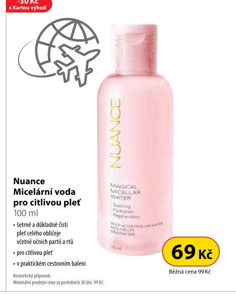Nuance Micelární voda pro citlivou pleť