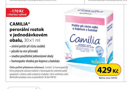 CAMILIA perorální roztok v jednodávkovém obalu, 30x1 ml