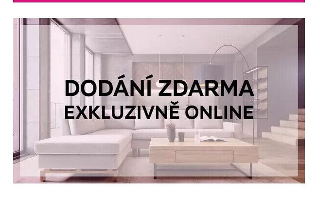 DODÁNÍ ZDARMA EXKLUZIVNĚ ONLINE