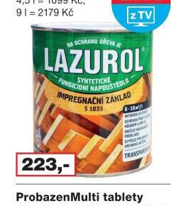 LAZUROL impregnační základ S1033