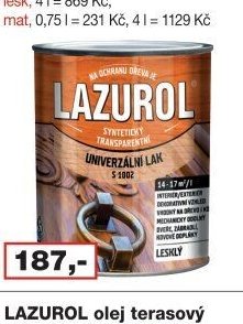 LAZUROL lak univerzální S1002