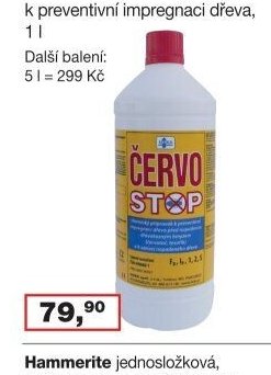 Červostop chemický přípravek