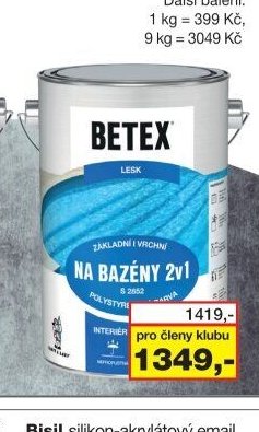 BETEX 2v1 na bazény