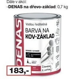 DENAS na kov-základ