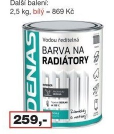 DENAS na radiátory