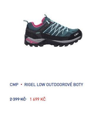 CMP - Rigel Low outdoorové boty
