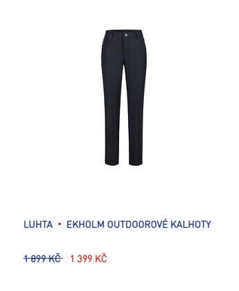 Luhta - Ekholm outdoorové kalhoty