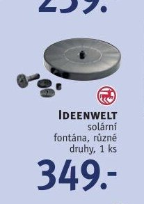 IDEENWELT solární fontána