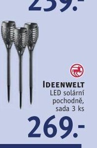 IDEENWELT LED solární pochodně