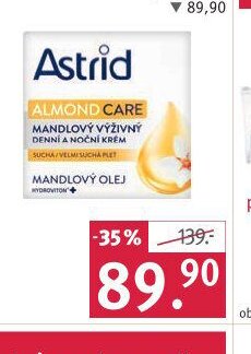 ASTRID denní a noční pleťový krém pro suchou pleť