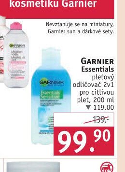 GARNIER Essentials pleťový odličovač 2v1