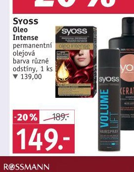 SYOSS Oleo Intense permanentní olejová barva různé odstíny, 1 ks