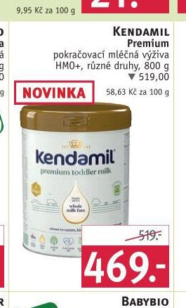 KENDAMIL Premium pokračovací mléčná výživa