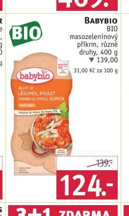 BABYBIO BIO masozeleninový příkrm