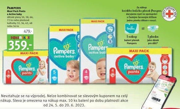 Pampers Maxi Pants a Active Baby