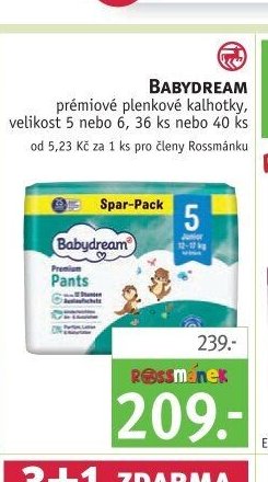 BABYDREAM prémiové plenkové kalhotky