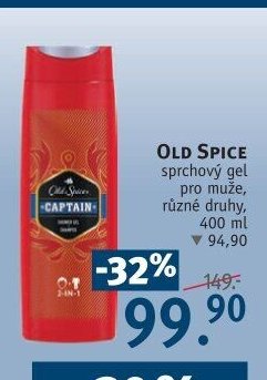 OLD SPICE sprchový gel - ROSSMANN drogerie aktualniletaky.eu