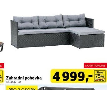 Zahradní pohovka