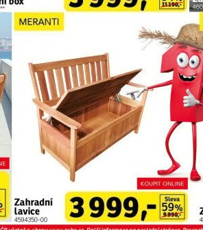 Zahradní lavice