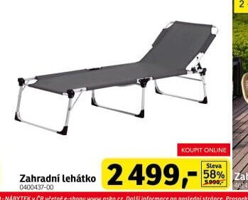 Zahradní lehátko 0400437-00