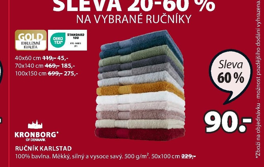 Ručník KARLSTAD - Jysk aktualniletaky.eu
