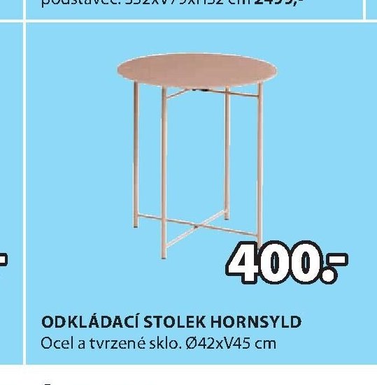 ODKLÁDACÍ STOLEK HORNSYLD - Jysk aktualniletaky.eu