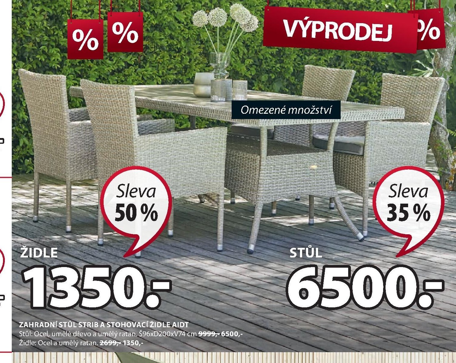 ZAHRADNÍ STŮL STRIB A STOHOVACÍ ŽIDLE AIDT - Jysk aktualniletaky.eu