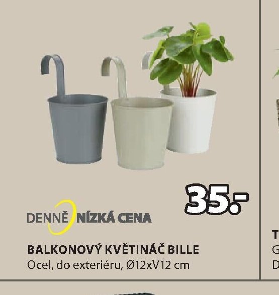 BALKONOVÝ KVĚTINÁČ BILLE - Jysk aktualniletaky.eu