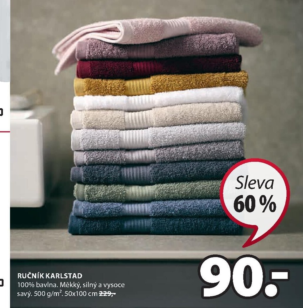 Ručník KARLSTAD - Jysk aktualniletaky.eu