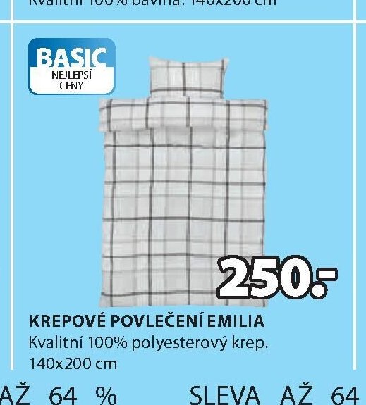 KREPOVÉ POVLEČENÍ EMILIA - Jysk aktualniletaky.eu