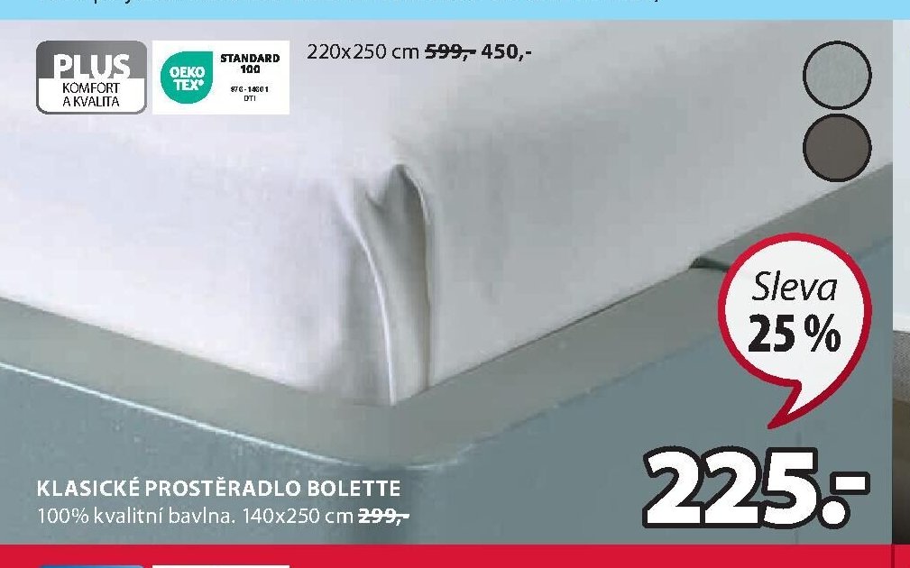 KLASICKÉ PROSTĚRADLO BOLETTE - Jysk aktualniletaky.eu